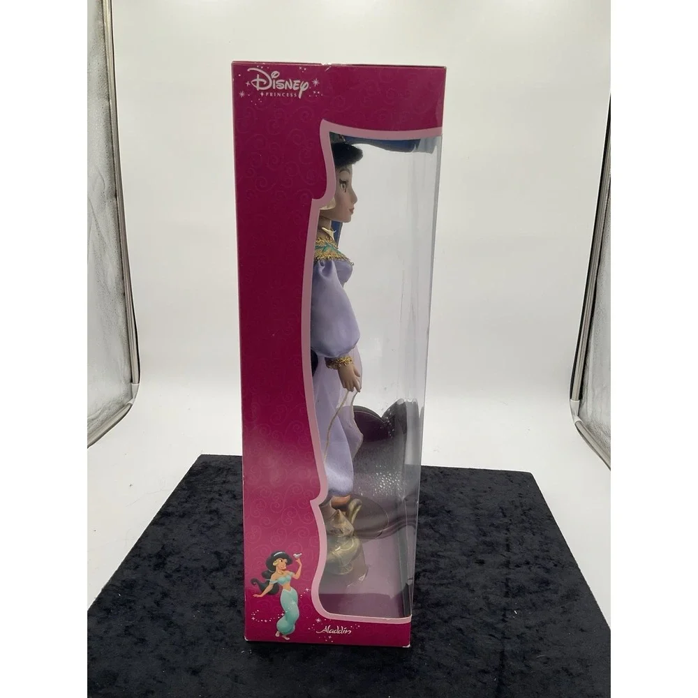 New Disney Princess Jasmine Brass Key Collectible Porcelain Keepsake Doll 16